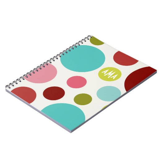 Süße Punkt-Zeitschrift Notizblock (Linke Seite)