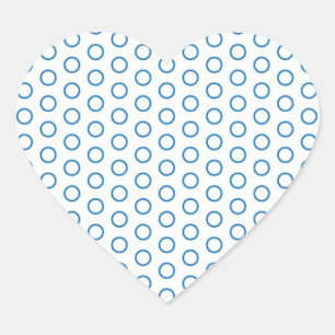 süsse pünktchen gepunktet punktiert kleine dots Herz-Aufkleber