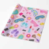 Süße Pyjamaparty Geschenkpapier (Ungerollt)