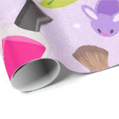 Süße Pyjamaparty Geschenkpapier (Rolleneckpunkt)