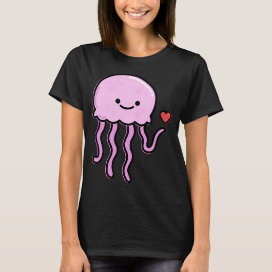 Süße Qualle T-Shirt (Vorderseite)