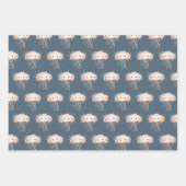 Süße Quallen Geschenkpapier Set (Vorderseite 3)