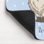 Süße Ragdoll-Katze Personalisiert Mousepad (Ecke)