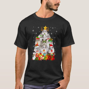 Süße Ragdoll-Katze Weihnachtsbaum Schmuck Katze Xm T-Shirt