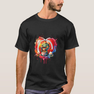 Süße Ramen-Drache China Love Nudelschale Chinesisc T-Shirt
