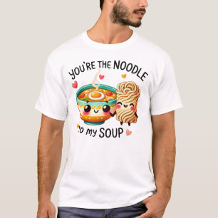 Süße Ramen- und Nudel-Kunst T-Shirt