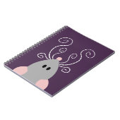 Süße Ratte oder Maus Notizbuch Notizblock (Linke Seite)