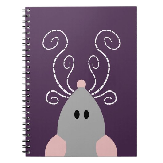 Süße Ratte oder Maus Notizbuch Notizblock (Vorderseite)