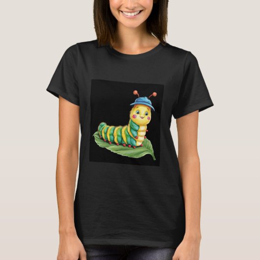 Süße Raupe T-Shirt (Vorderseite)
