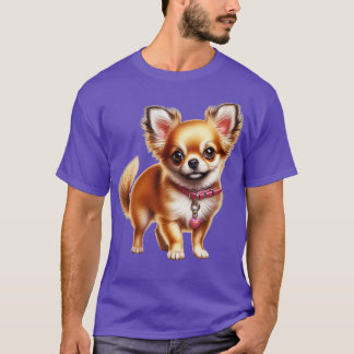 Süße realistische Chihuahua-Skizze T-Shirt
