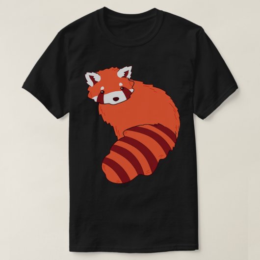 Süsse Red Panda T-Shirt (Design vorne)