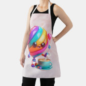 Süße Regenbogen-Barista-Schürze Schürze (InSitu)