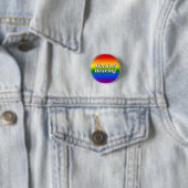 Süße Regenbogen-Gradient-Typografie Schwerhörigkei Button (Beispiel)