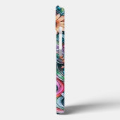 Süße Regenbogen-Haare Chibi Mädchen Handyhülle Case-Mate iPhone Hülle (Rückseite / Links)