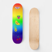 SÜßE REGENBOGENFRÜCHTE-DECK SKATEBOARD (Vorderseite)