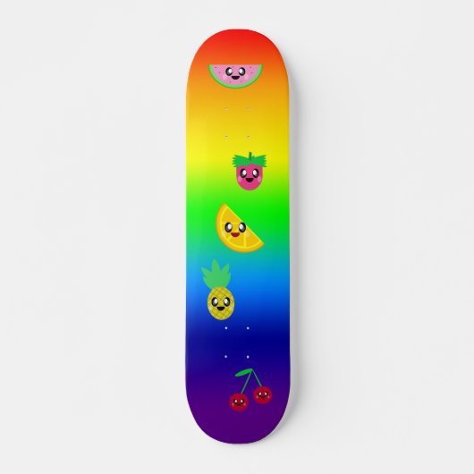 SÜßE REGENBOGENFRÜCHTE-DECK SKATEBOARD (Vorne)