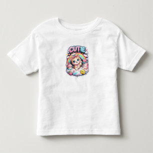 Süße Regenbogenkatze Liebenswerte Kawaii Kleinkind T-shirt