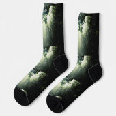 Süße Regenmuster-Socken Socken (Linkes Detail)