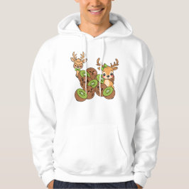 Süße Rehkälber und Kawaii-Kiwifrüchte Hoodie