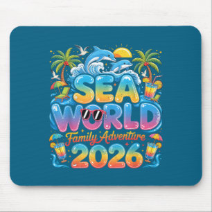 Süße Reise Meer Familie Tropische Welt Abenteuer 2 Mousepad
