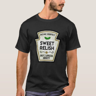 Süße Relish-Gurkenflaschen-Etikett Halloween passe T-Shirt