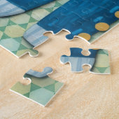 Süße Rentier-Weihnachts-Puzzle-Kunst Puzzle (Seite)