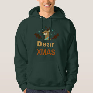 Süße Rentier-Wortspiel-Liebe Xmas-Feiertagskunst Hoodie