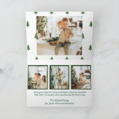 Süße Rentiere 4 Bilder Feiertagskarte (Innenseite)