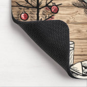 Süße-Rentiere-Socken-Weihnachts-Mauspad Mousepad (Ecke)