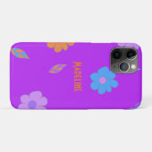Süße Retro-Blume Case-Mate iPhone Hülle (Rückseite (Horizontal))