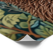 Süße Retro-Boho-Faulheit Halte durch Poster (Ecke)