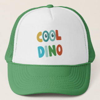 Süße Retro-Dinosaurier-Baseballkappe für Kleinkind Truckerkappe