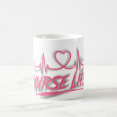 Süße Retro-Krankenschwester-Leben-Gradient-Tasse Kaffeetasse (Mittel)