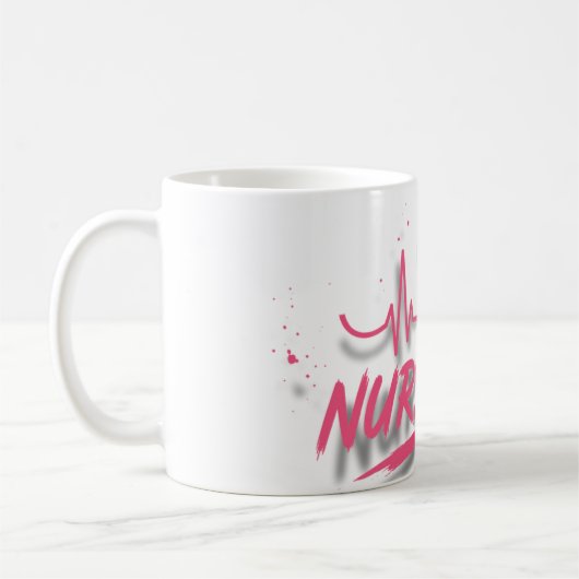 Süße Retro-Krankenschwester-Leben-Gradient-Tasse Kaffeetasse (Links)
