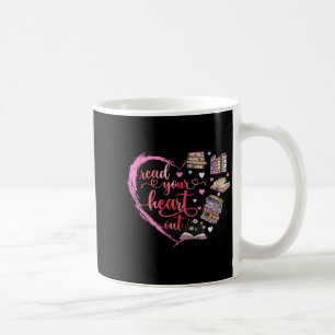 Süße Retro-Lese-Leserinnen Valentinstag Kaffeetasse