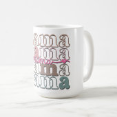 Süße Retro-Mama Kaffeetasse (VorderseiteRechts)