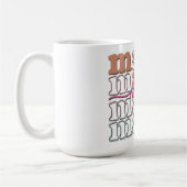Süße Retro-Mama Kaffeetasse (Links)