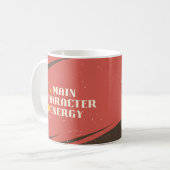 Süße Retro-Moderne-Ästhetik / Trendige Kaffeetasse (Vorderseite Links)