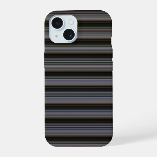 Süße retro moderne Streifen iPhone 15 Hülle (Rückseite)