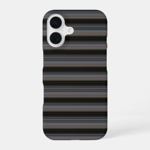 Süße retro moderne Streifen iPhone 16 Hülle