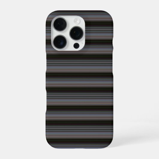 Süße retro moderne Streifen iPhone Hülle (Rückseite)