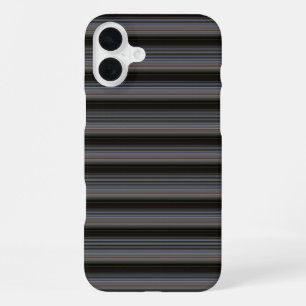 Süße retro moderne Streifen iPhone 16 Plus Hülle