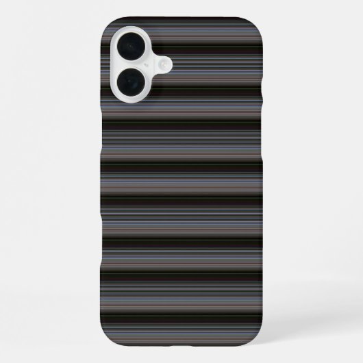 Süße retro moderne Streifen iPhone Hülle (Rückseite)