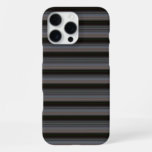 Süße retro moderne Streifen iPhone Hülle (Rückseite)