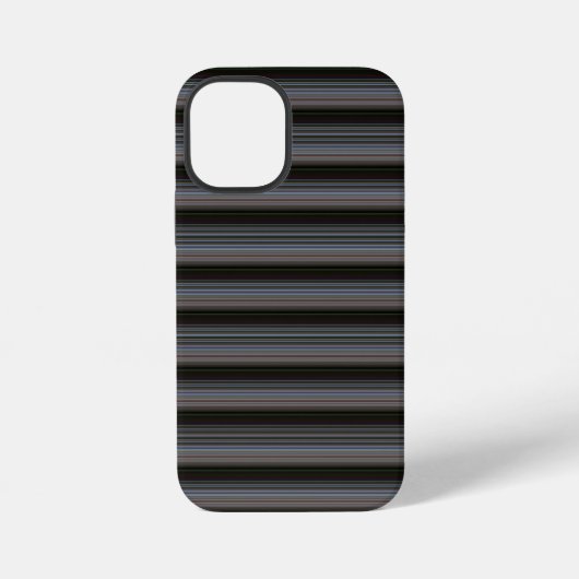 Süße retro moderne Streifen iPhone Hülle (Rückseite)