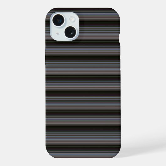 Süße retro moderne Streifen iPhone Hülle (Rückseite)