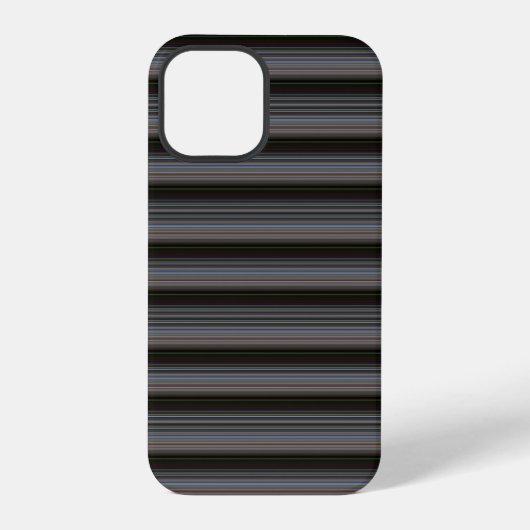Süße retro moderne Streifen iPhone Hülle (Rückseite)