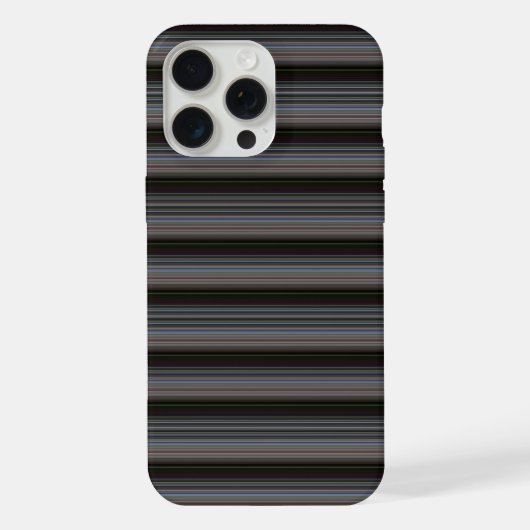Süße retro moderne Streifen iPhone Hülle (Rückseite)