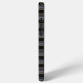 Süße retro moderne Streifen iPhone Hülle (Linke Seite)
