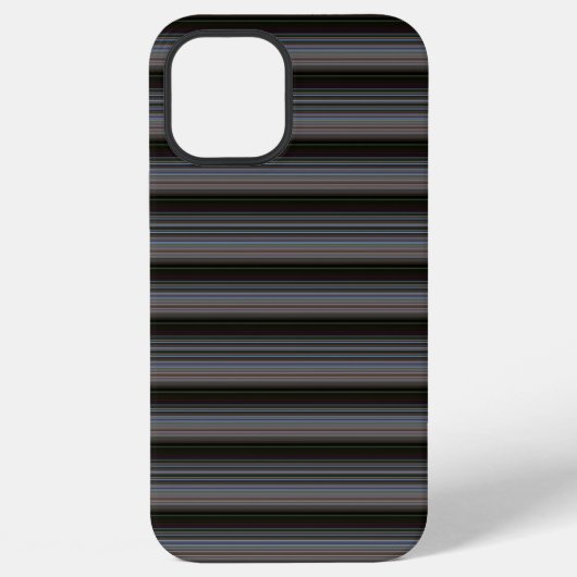 Süße retro moderne Streifen iPhone Hülle (Rückseite)
